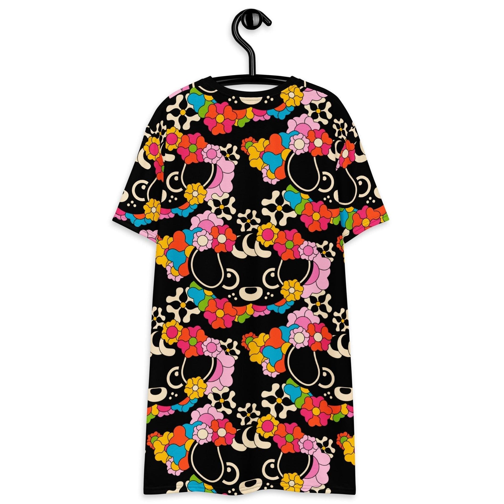 FUNKYPUP black - T-Shirt Dress | SHALMIAK