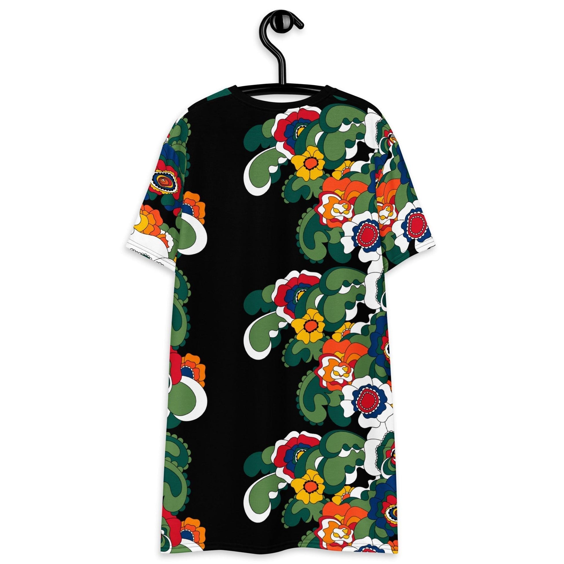 GROOVY KURBITS black - T-Shirt Dress | SHALMIAK