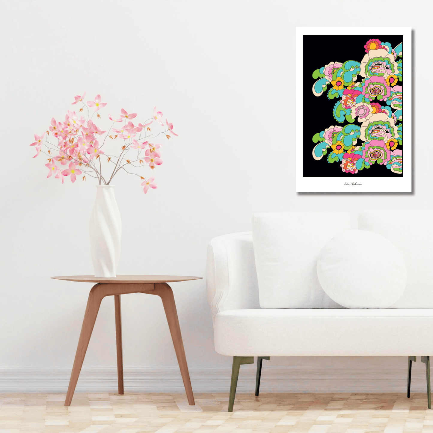 DIGITAL WALL ART - GROOVY KURBITS pastel | SHALMIAK