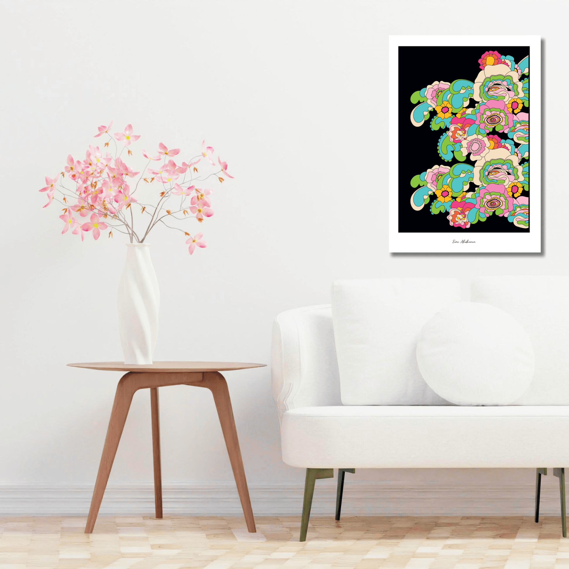 DIGITAL WALL ART - GROOVY KURBITS pastel | SHALMIAK
