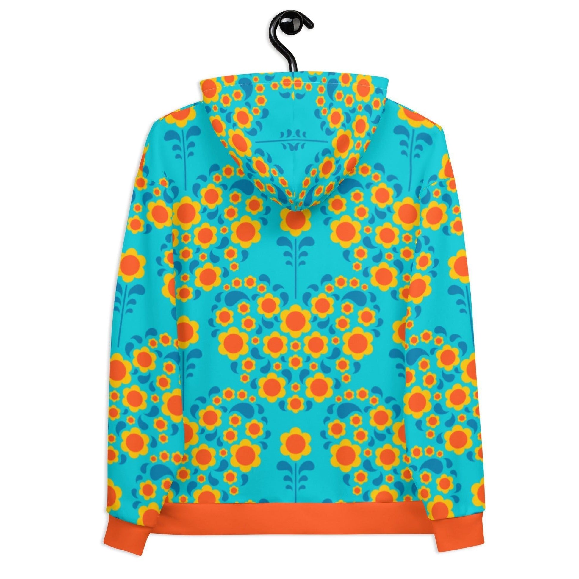 HEARTBEAT orange blue - Hoodie | SHALMIAK