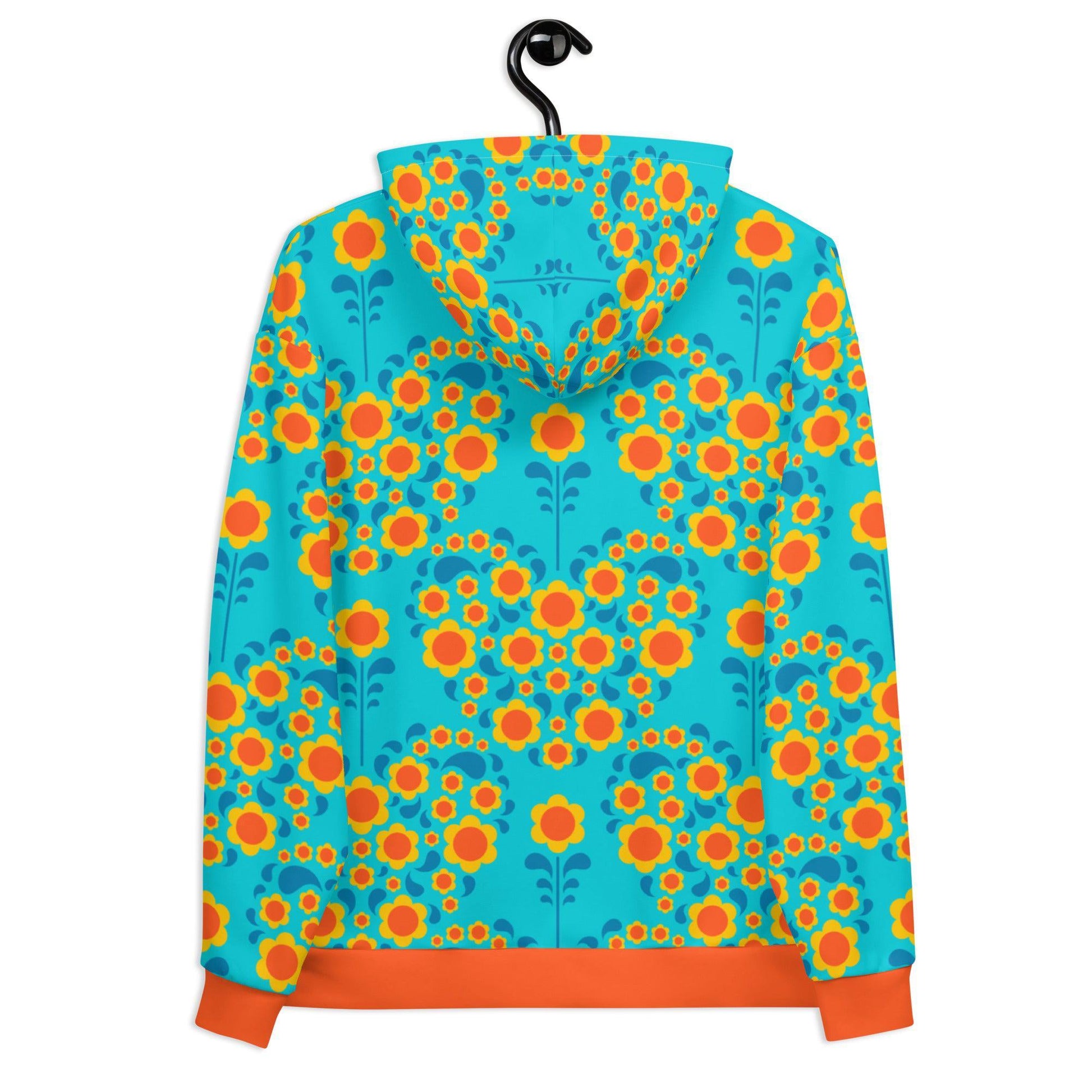 HEARTBEAT orange blue - Hoodie | SHALMIAK
