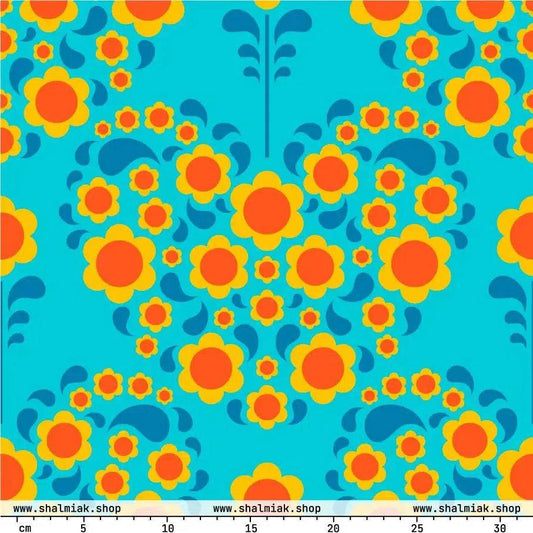 HEARTBEAT orange blue | SHALMIAK