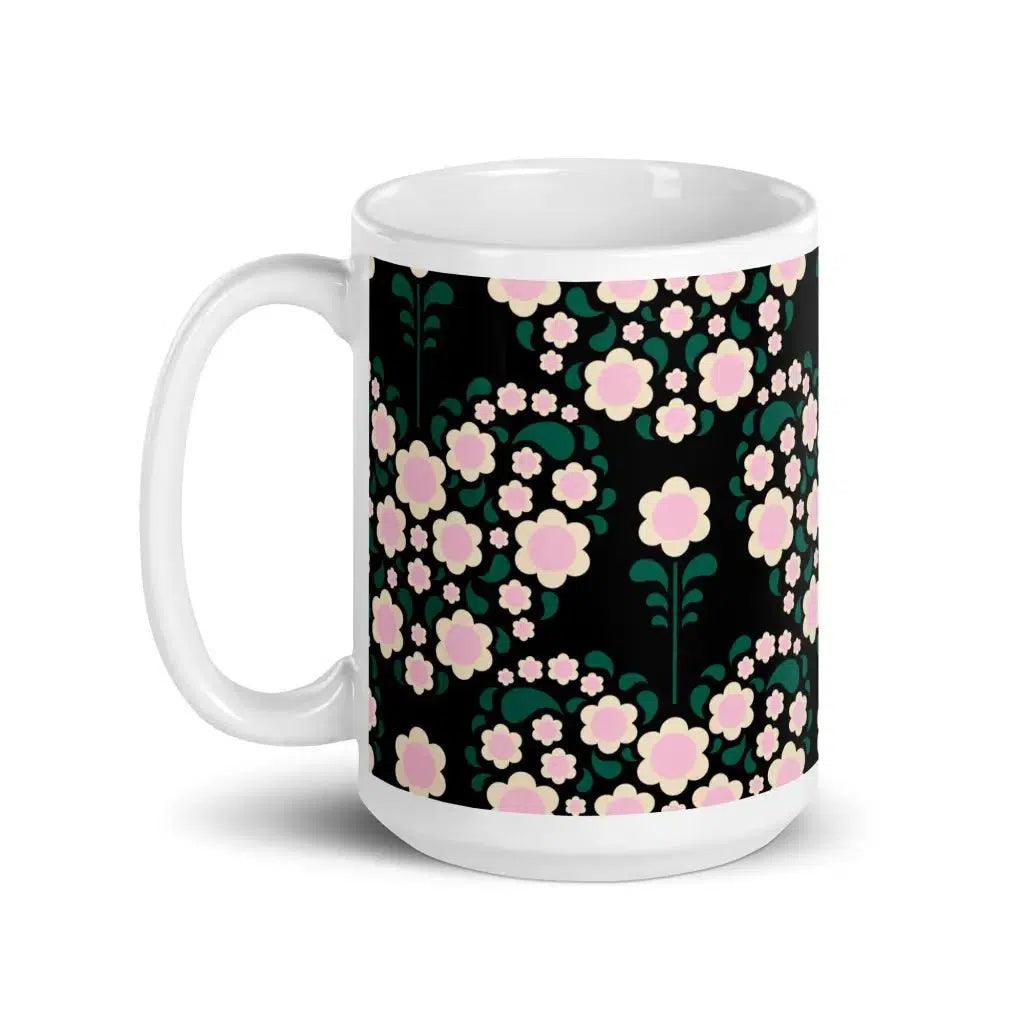 HEARTBEAT pink black - Mug | SHALMIAK