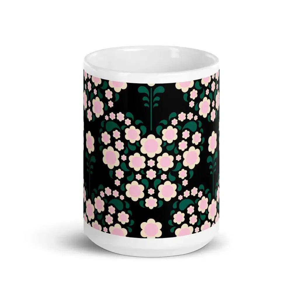 HEARTBEAT pink black - Mug | SHALMIAK