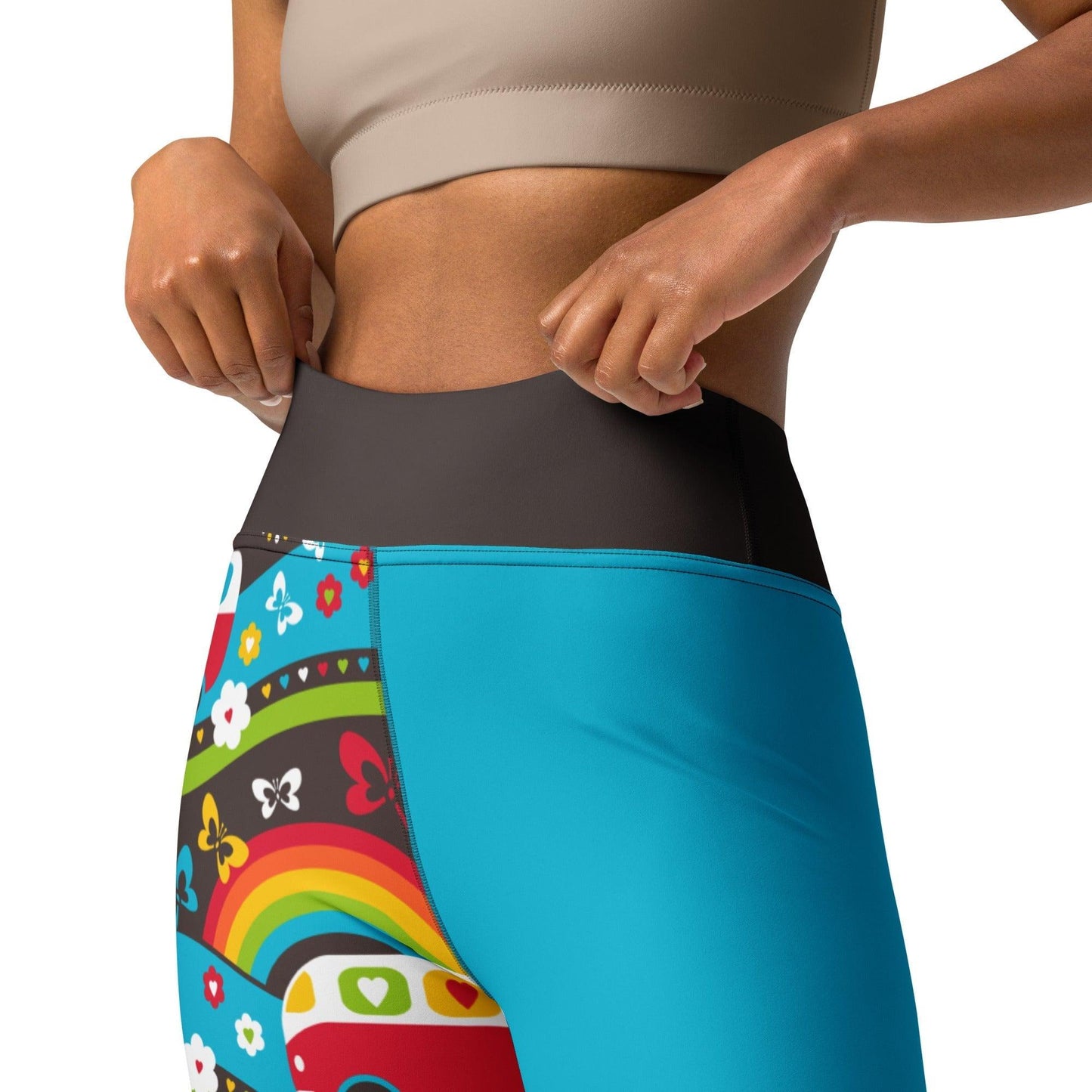 HIPPIE DAY rainbow - Yoga Leggings | SHALMIAK