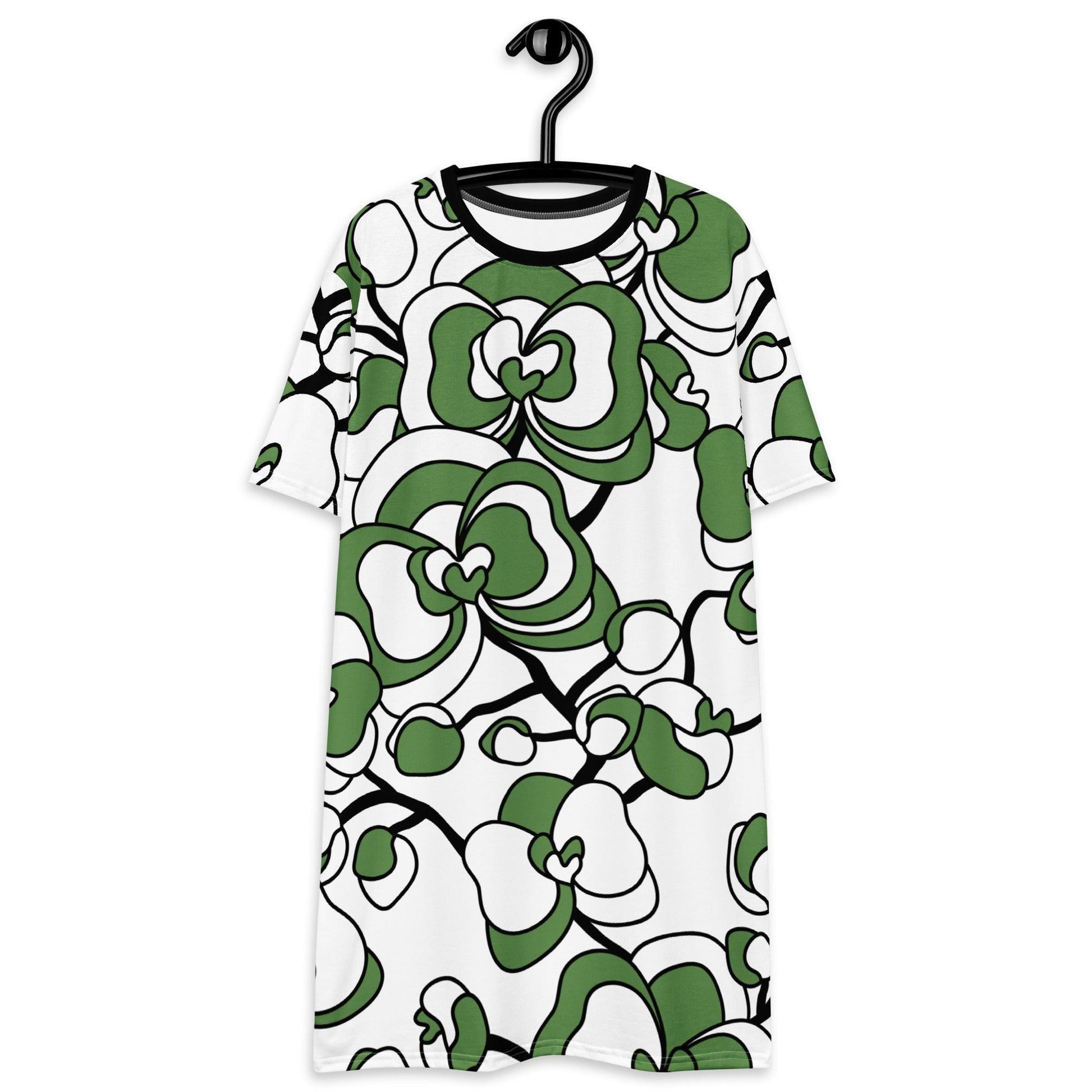 JUBILEE simply green - T-Shirt Dress | SHALMIAK