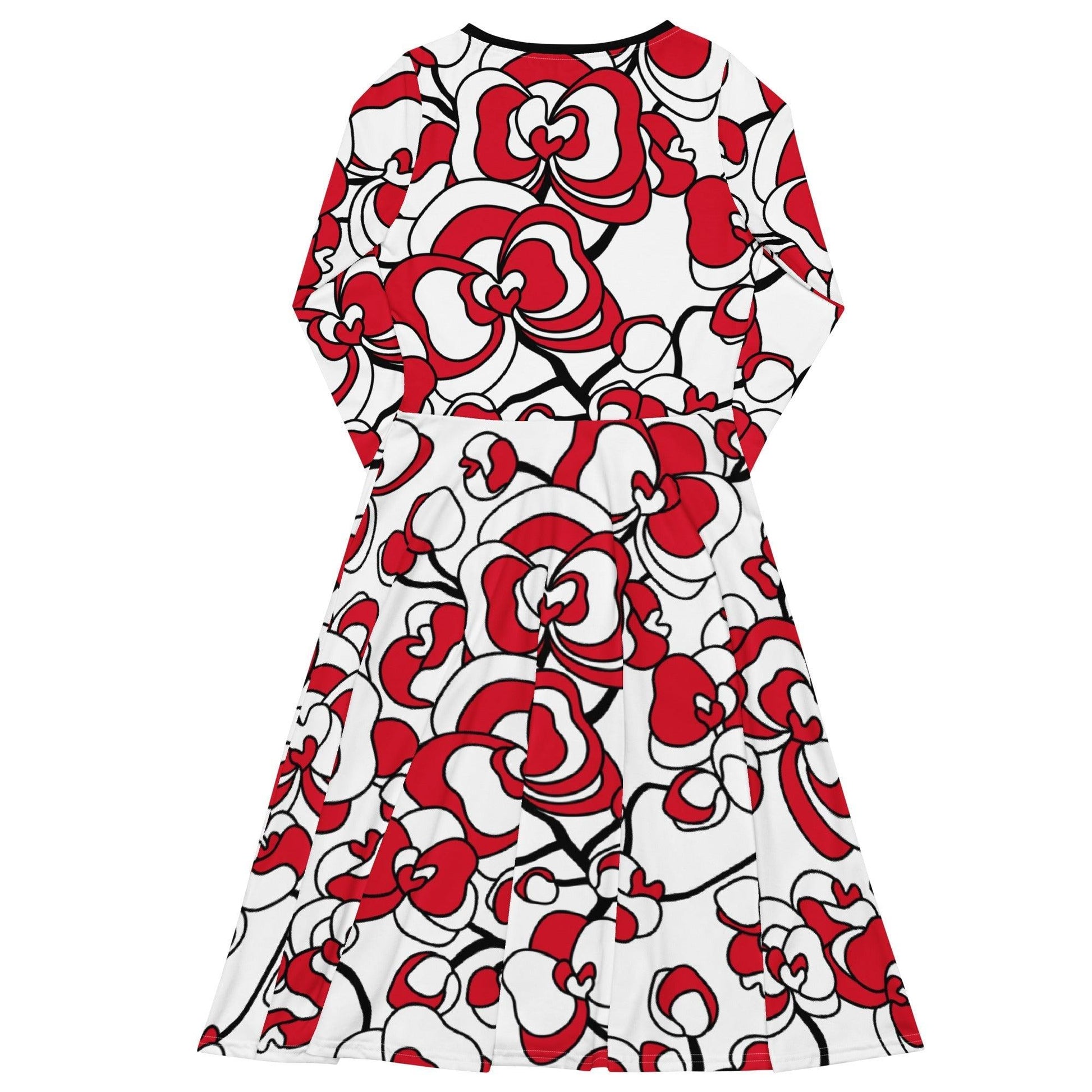 JUBILEE simply red - Midi Dress With Pockets | SHALMIAK