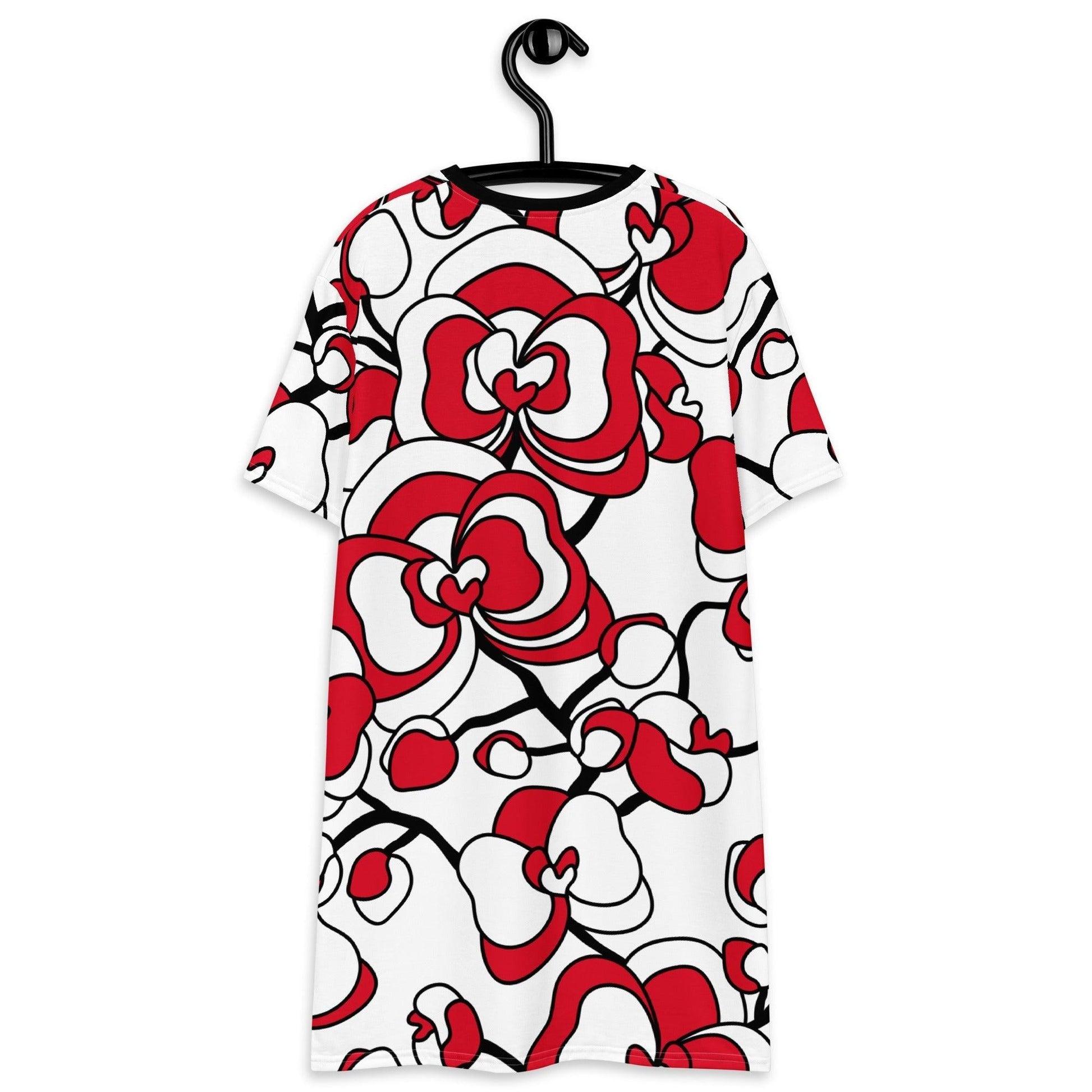 JUBILEE simply red - T-Shirt Dress | SHALMIAK