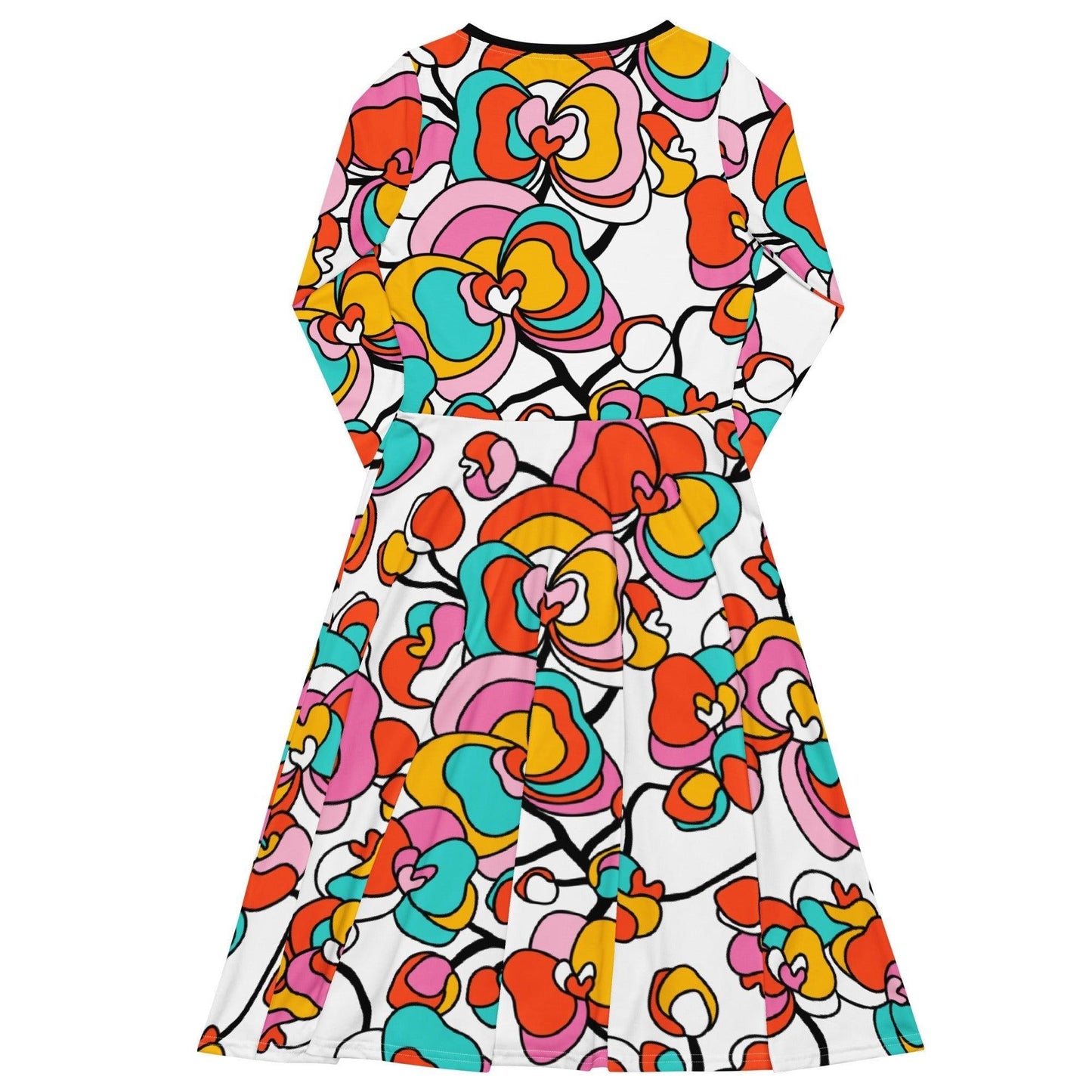 JUBILEE white - Midi Dress With Pockets | SHALMIAK