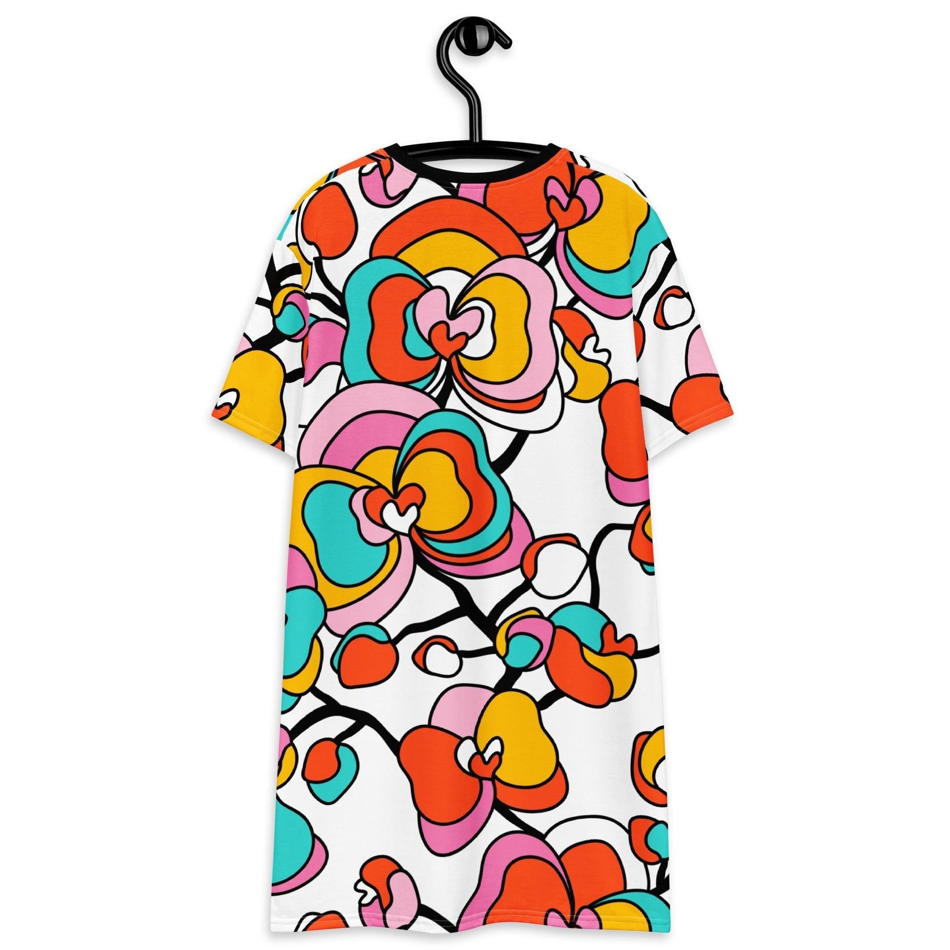 JUBILEE white - T-Shirt Dress | SHALMIAK