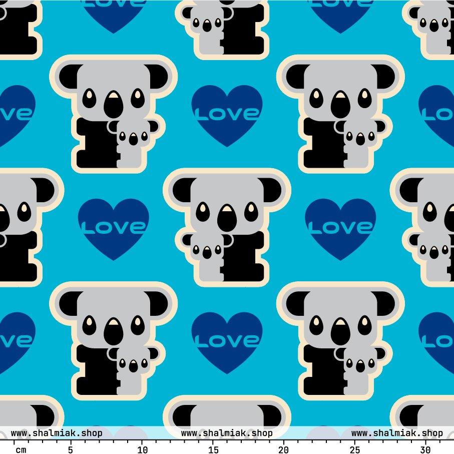 KOALA LOVE blue | SHALMIAK
