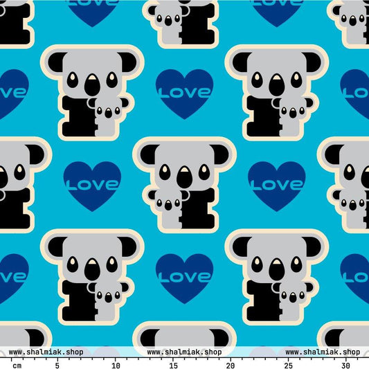 KOALA LOVE blue | SHALMIAK