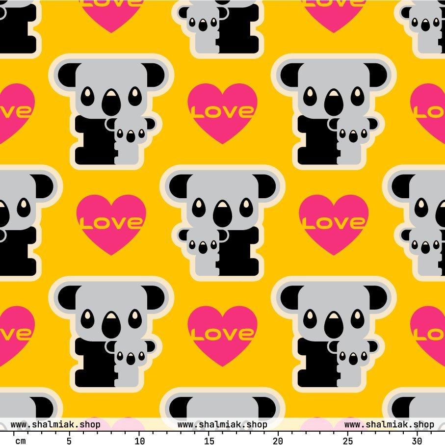 KOALA LOVE yellow | SHALMIAK