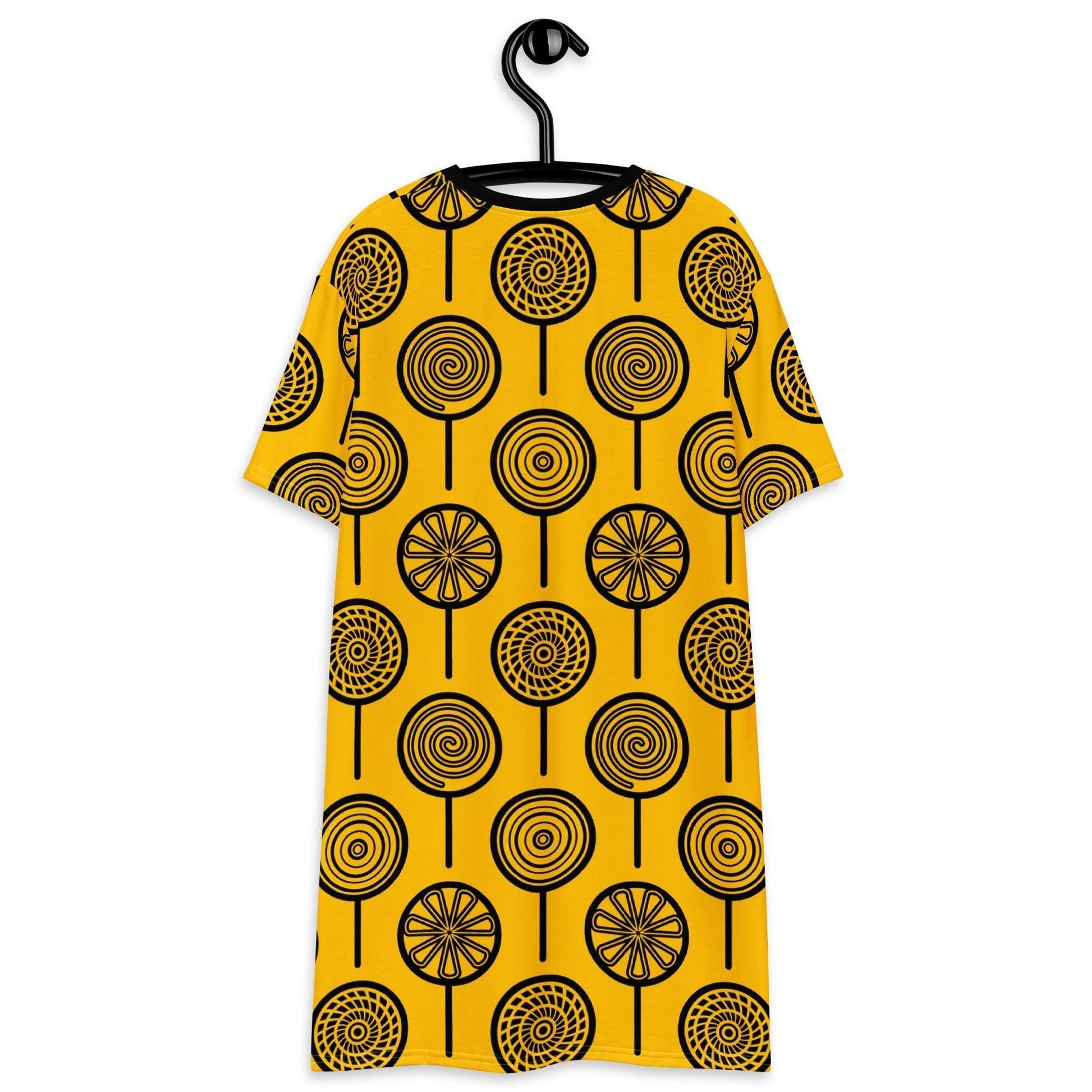 LOLLY yellow - T-Shirt Dress