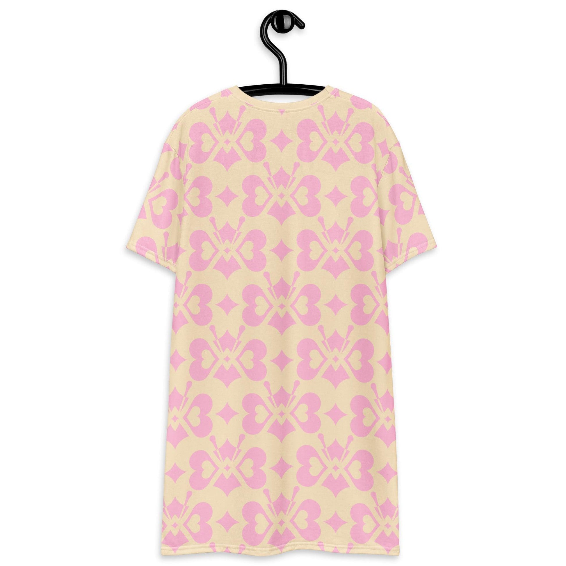 LOVE BUTTERFLY tenderpink - T-Shirt Dress | SHALMIAK