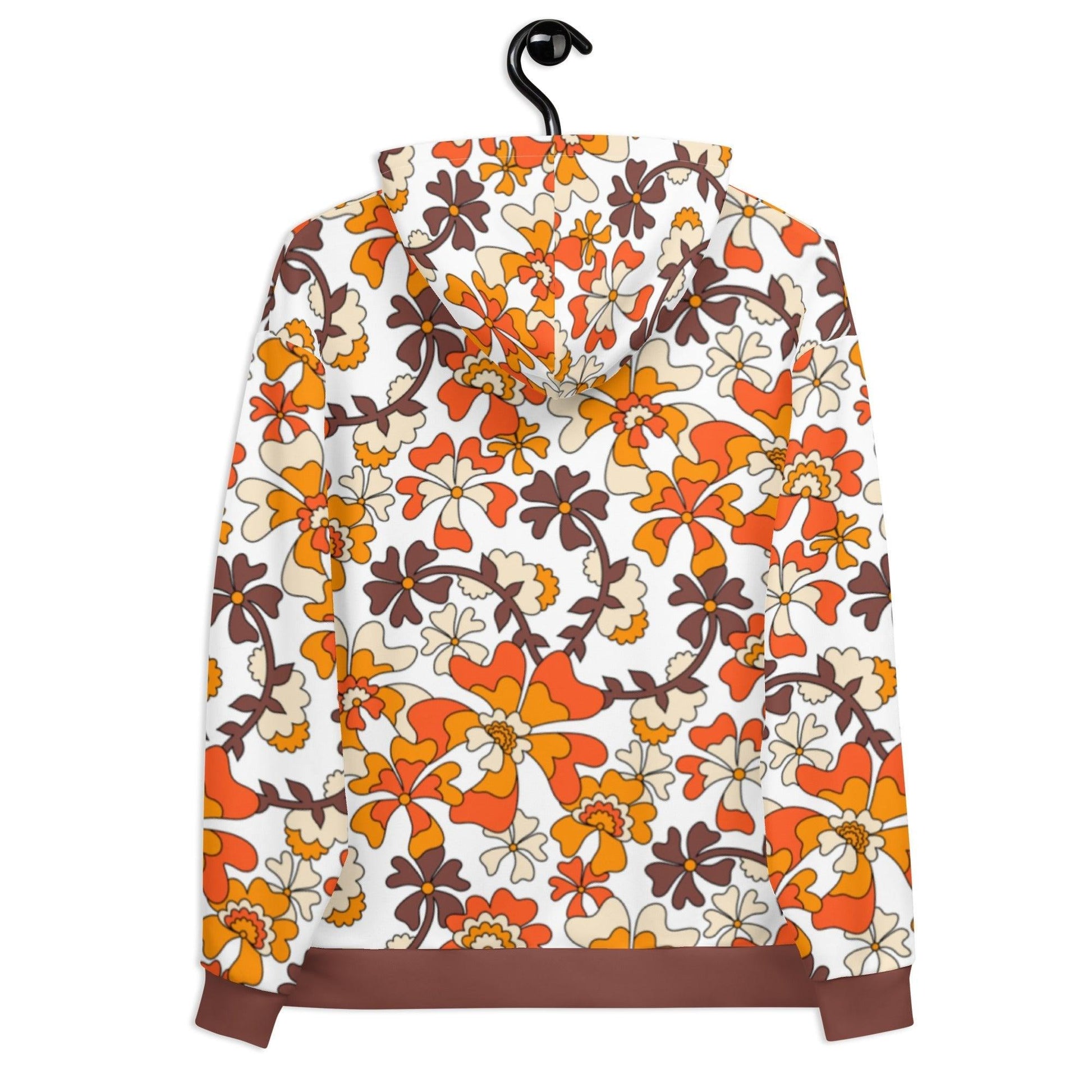 MISS PENNY orange white - Hoodie | SHALMIAK