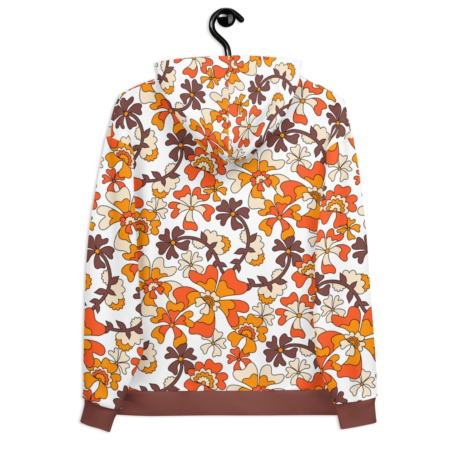 MISS PENNY orange white - Hoodie | SHALMIAK