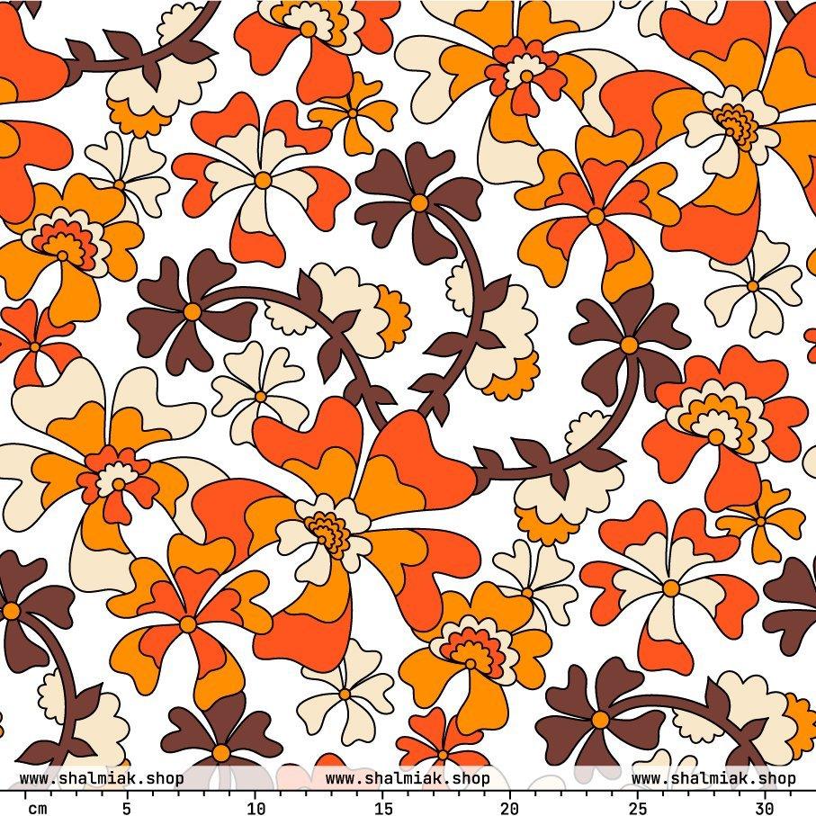 MISS PENNY orange white | SHALMIAK