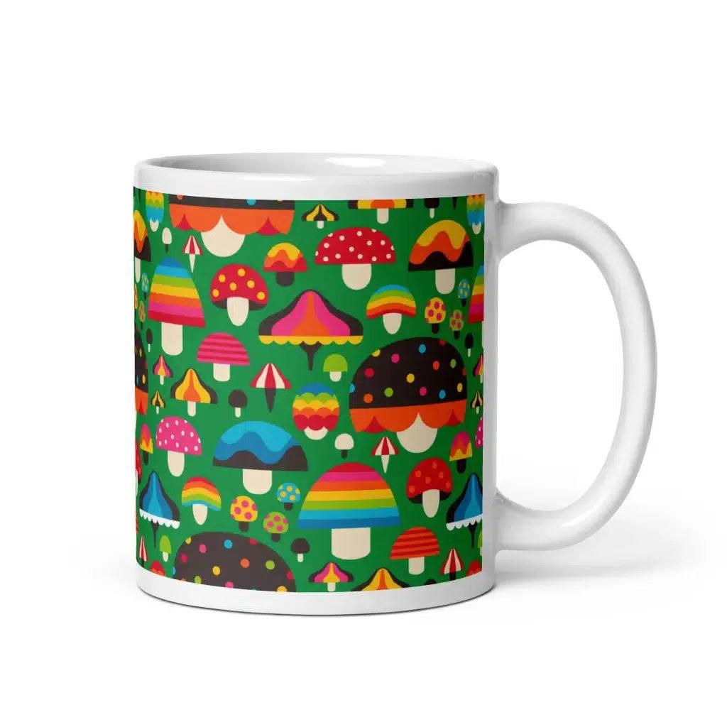 MUSHROOM MANIA green - Mug