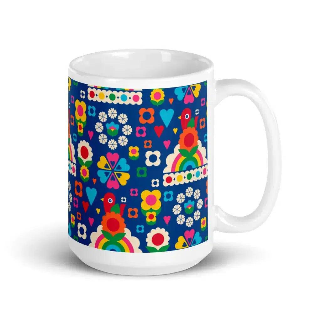 OLD BIRDIE blue - Mug