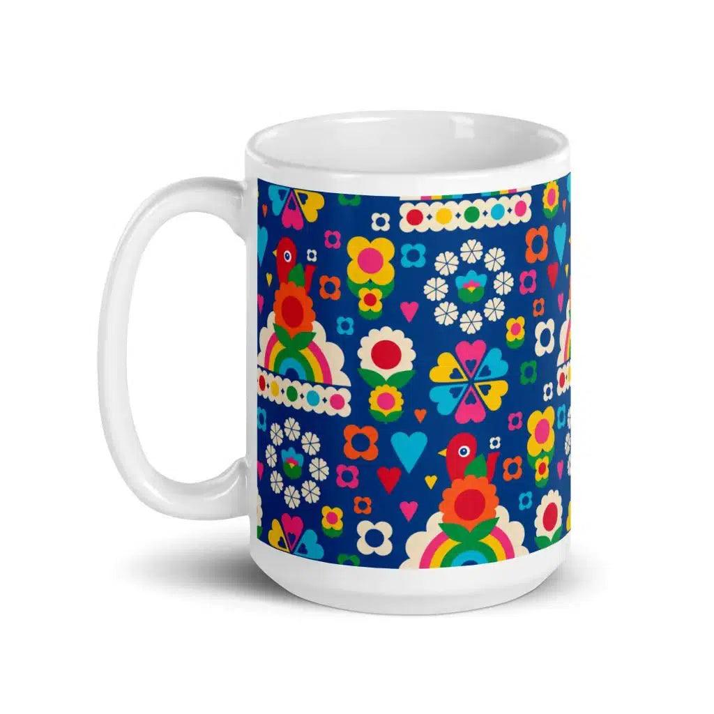 OLD BIRDIE blue - Mug