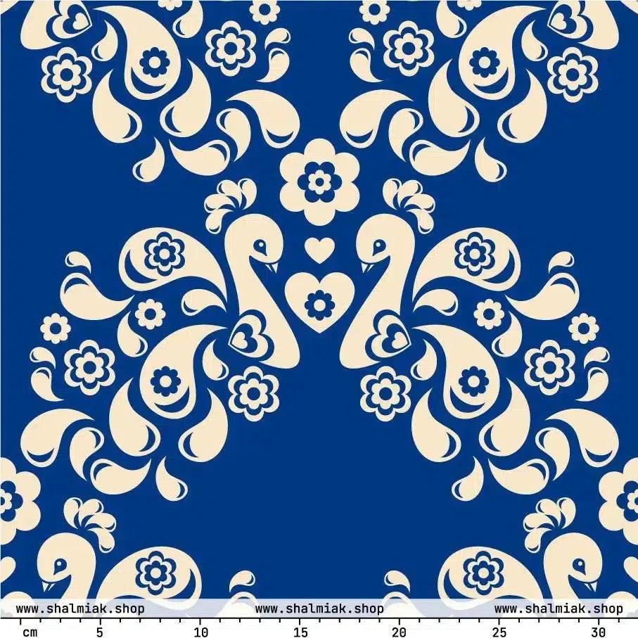 PEACOCK LOVE blue | SHALMIAK