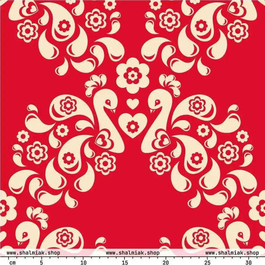 PEACOCK LOVE red | SHALMIAK