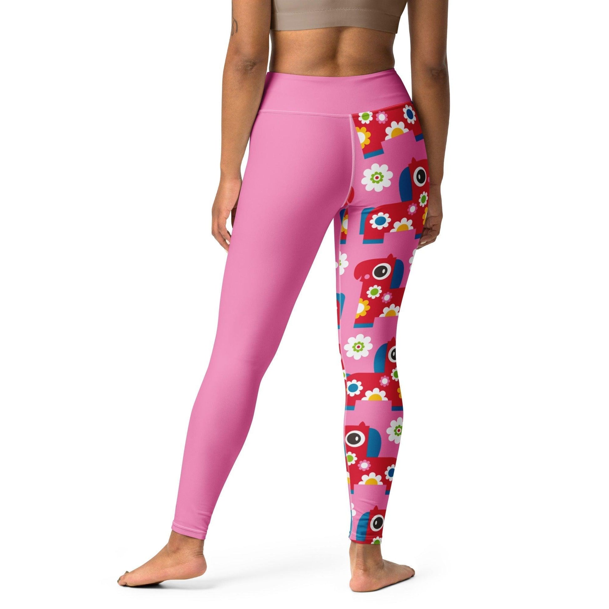 PONY BLOOM pink - Yoga Leggings | SHALMIAK
