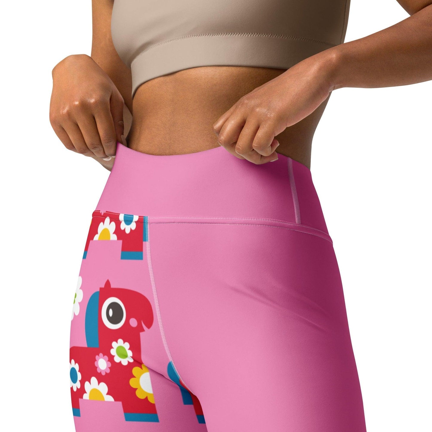 PONY BLOOM pink - Yoga Leggings | SHALMIAK