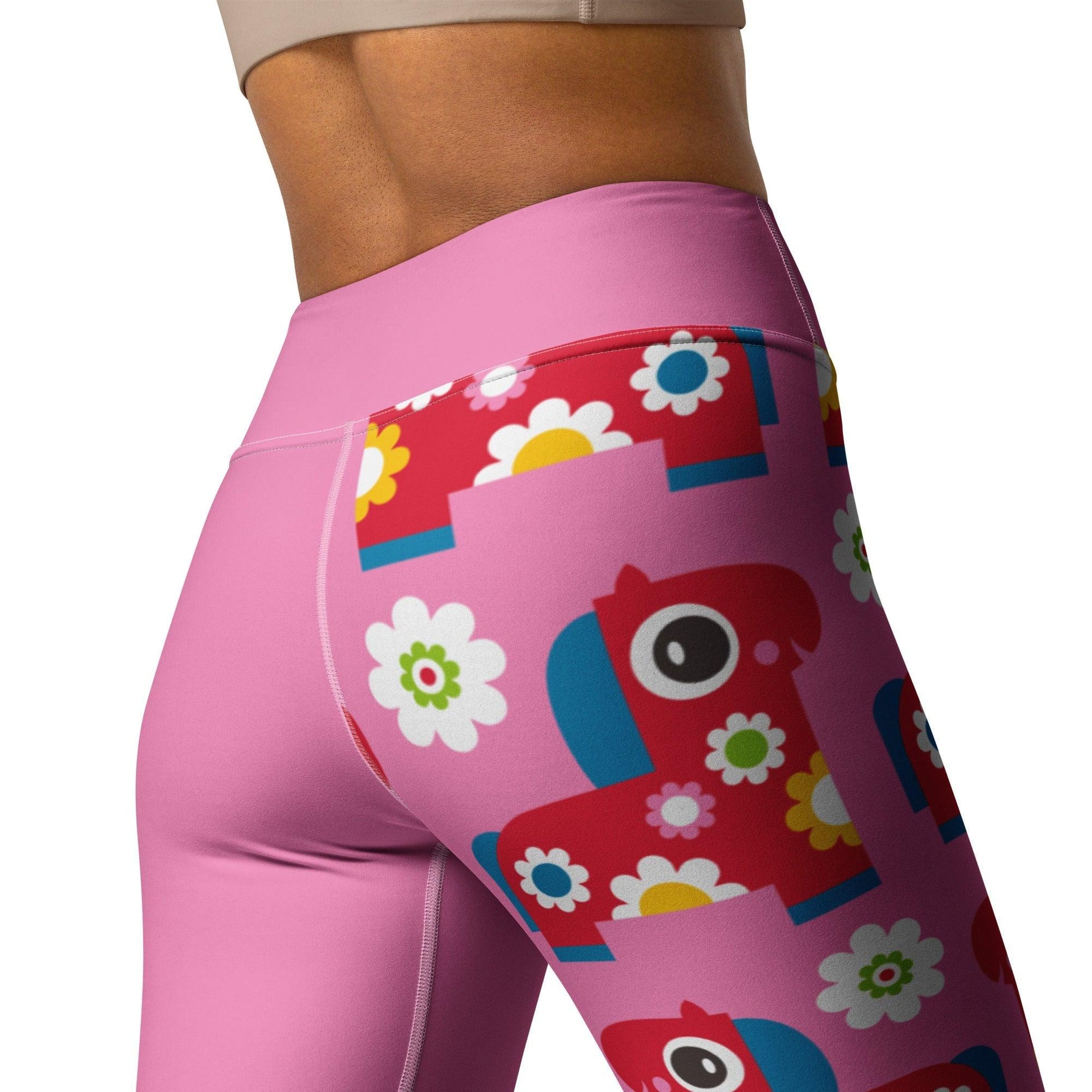PONY BLOOM pink - Yoga Leggings | SHALMIAK