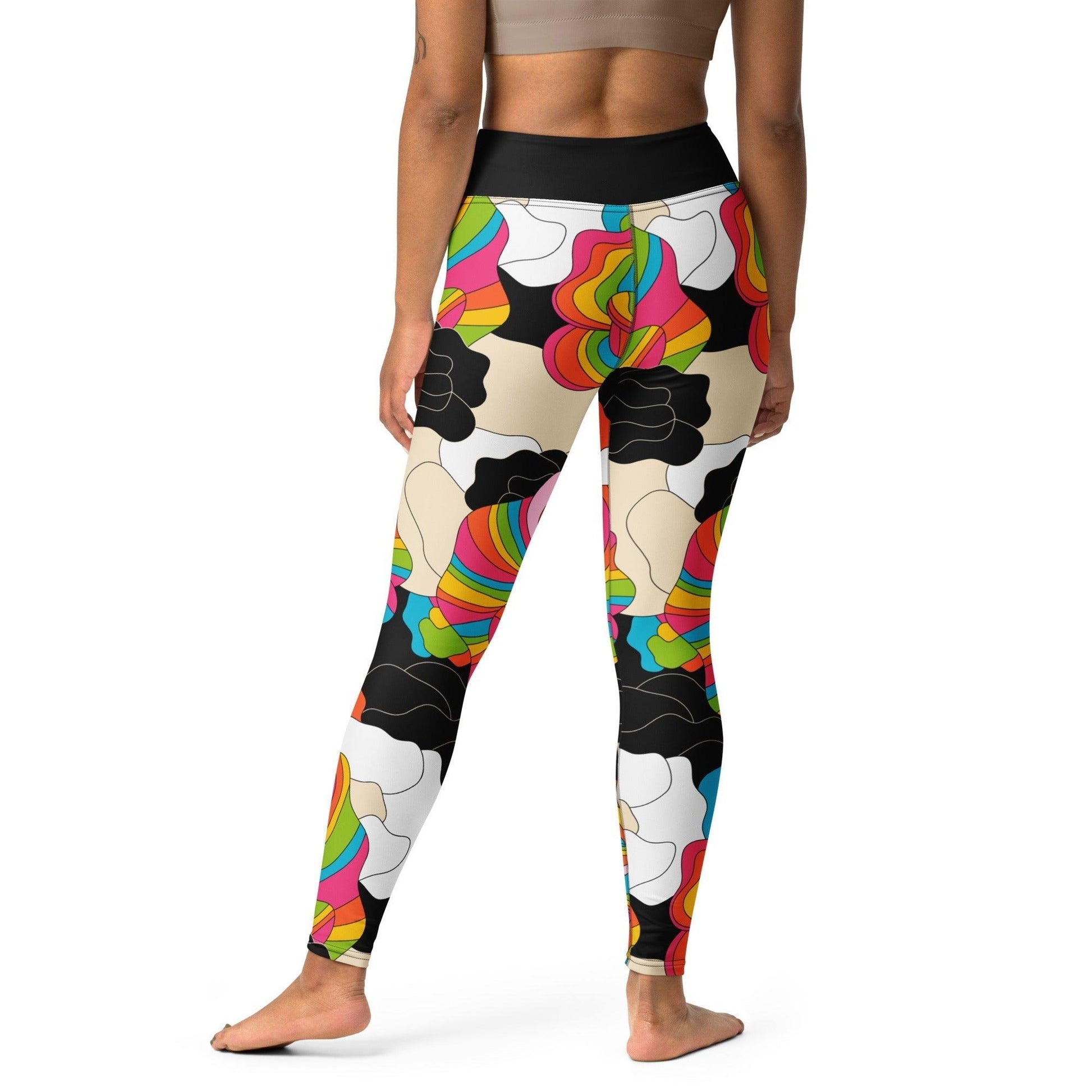 RAINBOW POPPY -2- Yoga Leggings | SHALMIAK