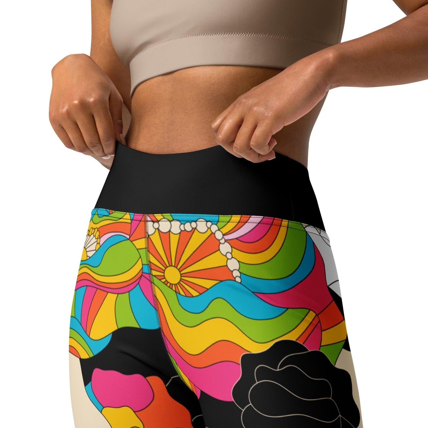 RAINBOW POPPY -2- Yoga Leggings | SHALMIAK