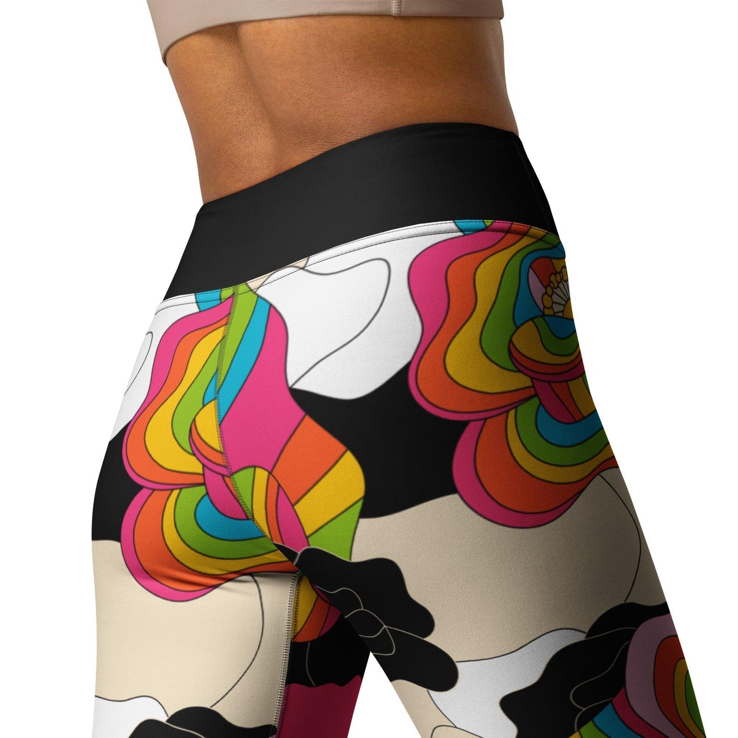 RAINBOW POPPY -2- Yoga Leggings | SHALMIAK