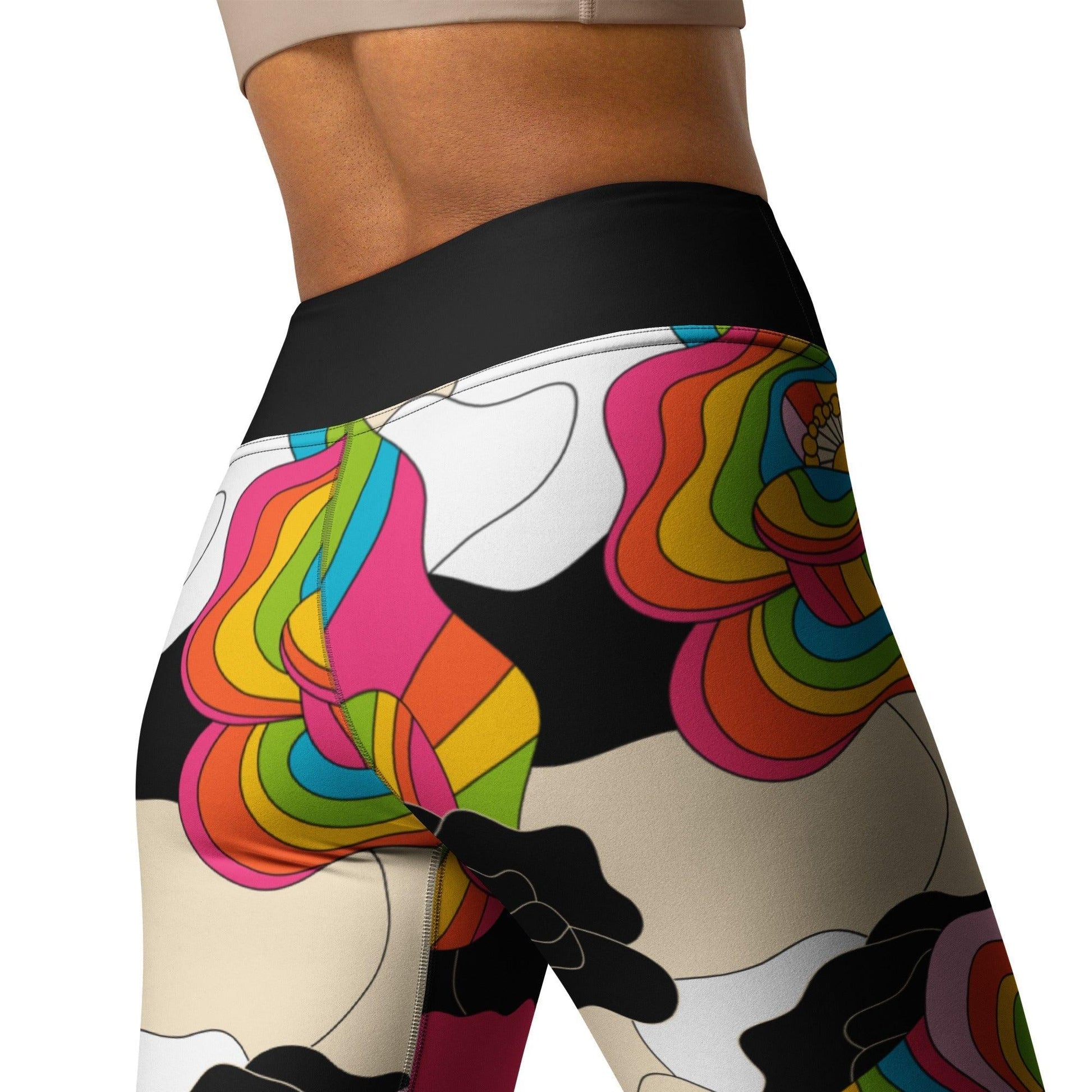 RAINBOW POPPY -2- Yoga Leggings | SHALMIAK