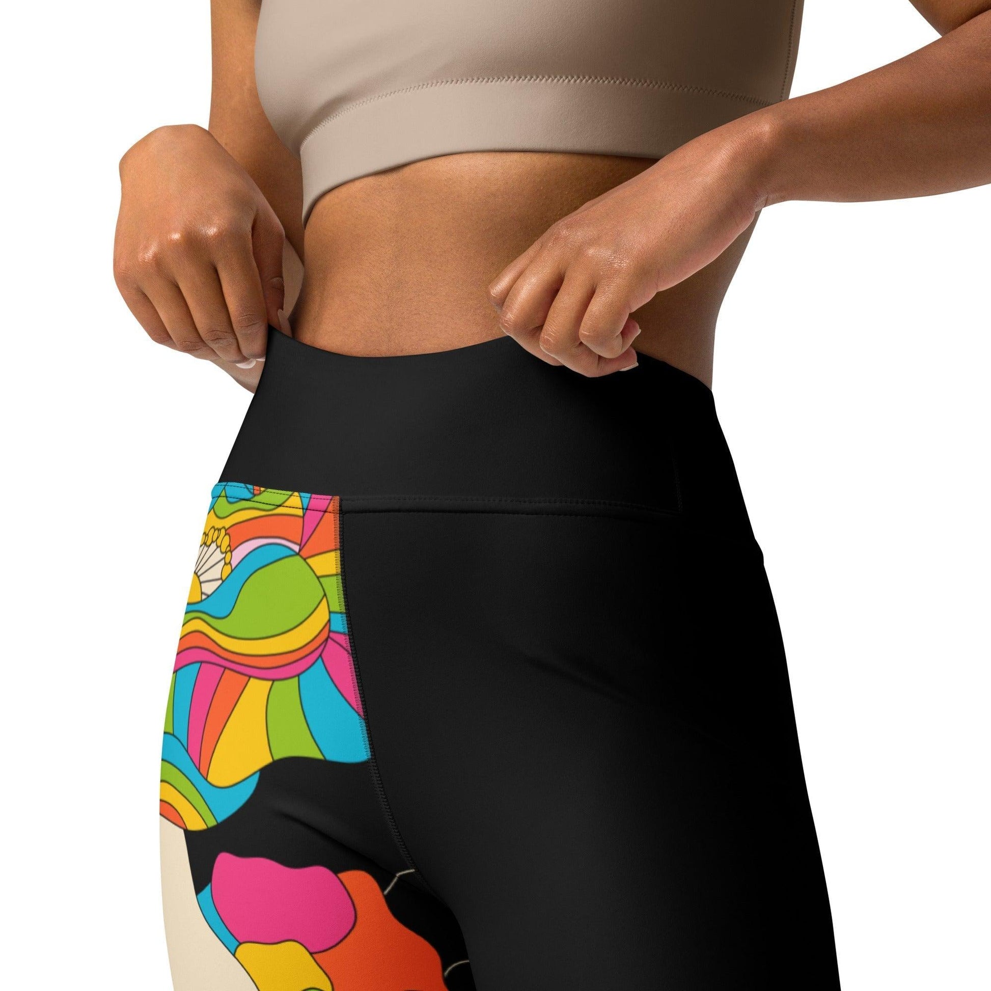 RAINBOW POPPY - Yoga Leggings | SHALMIAK