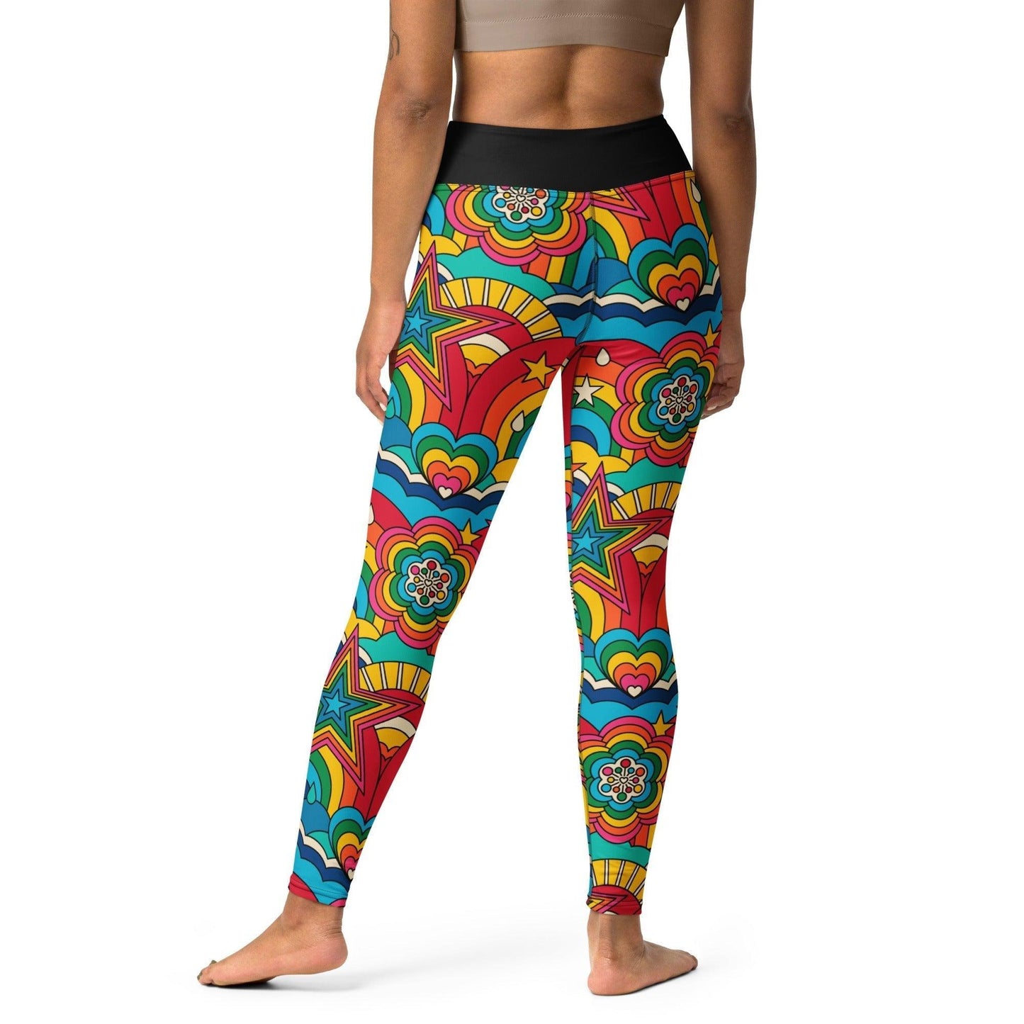 RAINBOW RAVE -2- Yoga Leggings | SHALMIAK