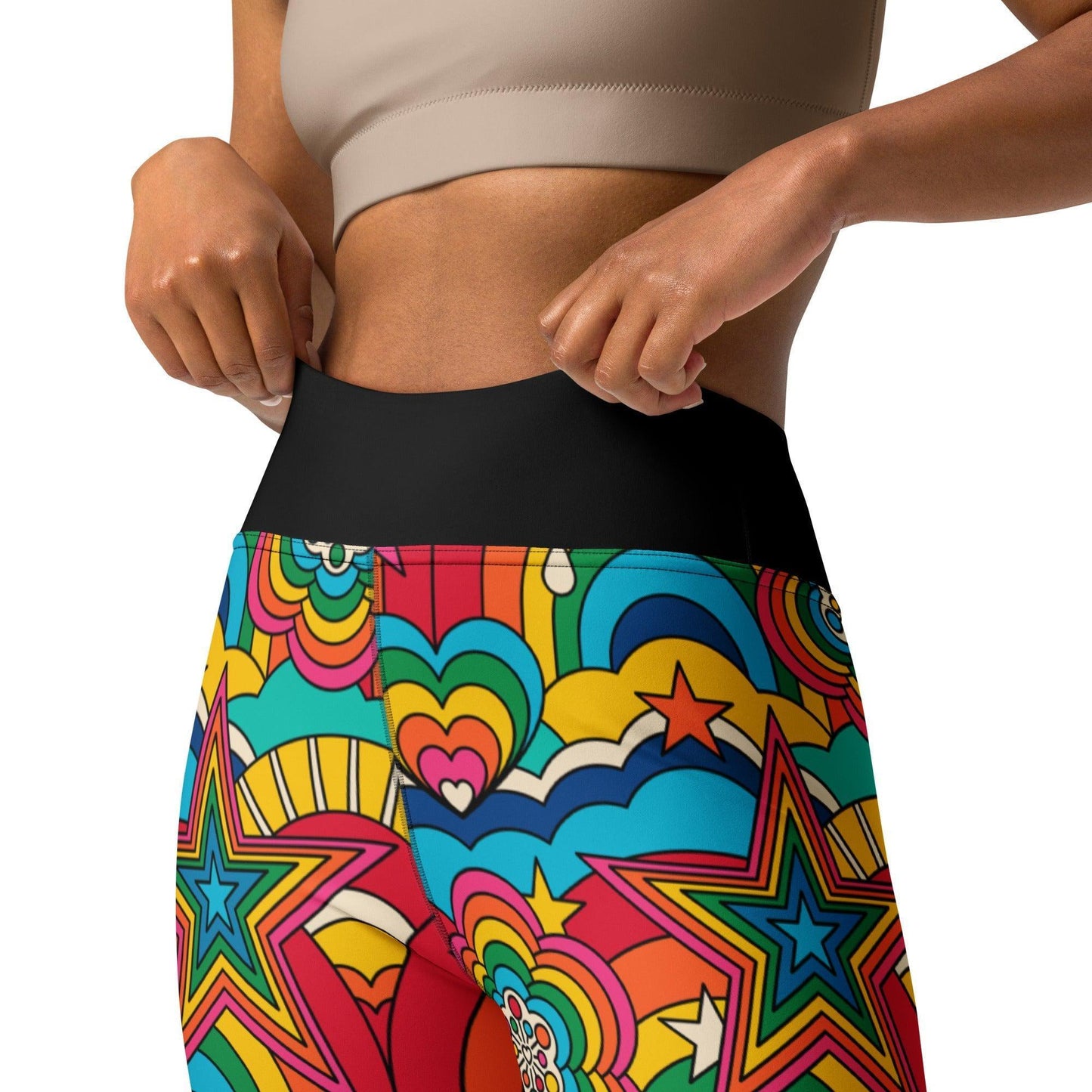 RAINBOW RAVE -2- Yoga Leggings | SHALMIAK