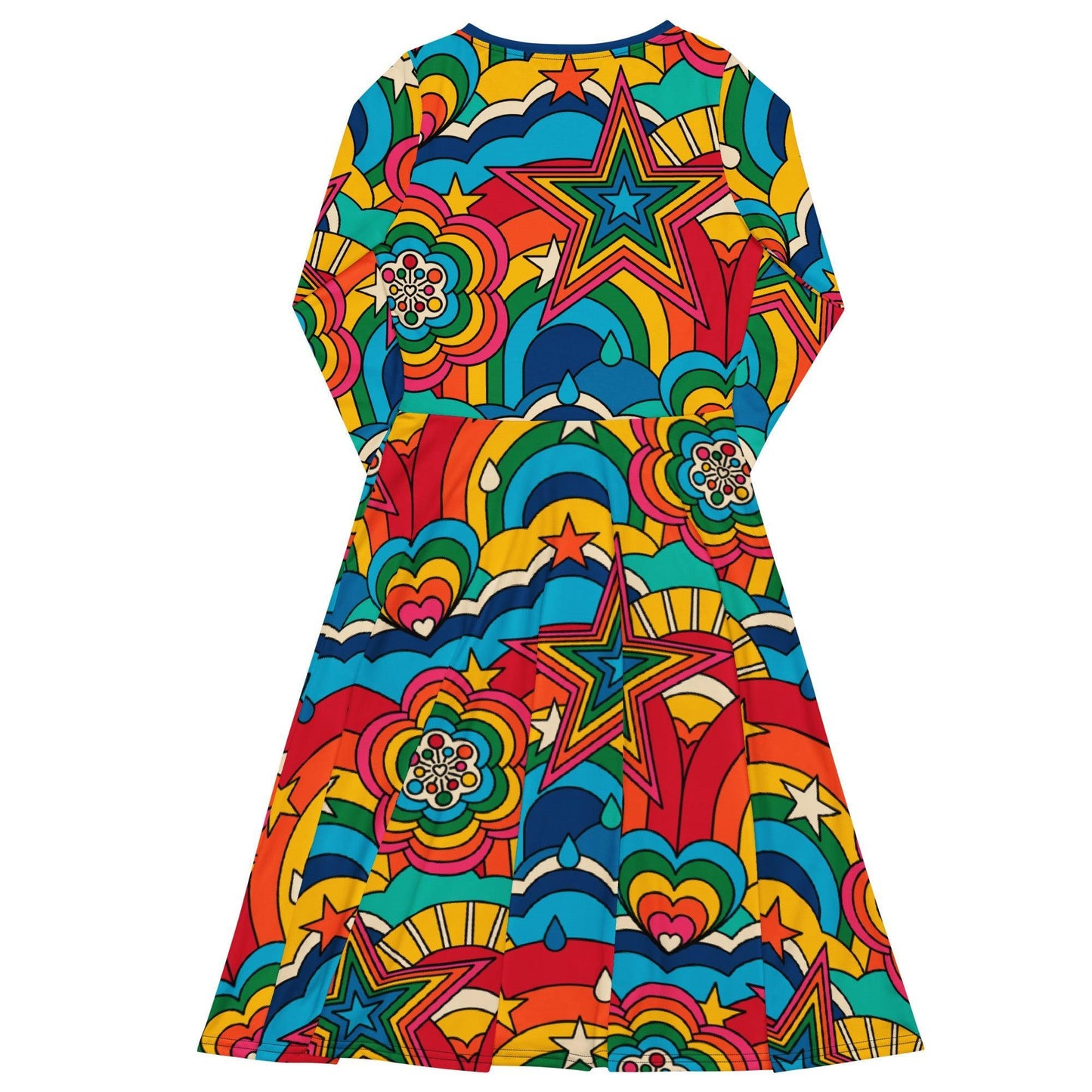 RAINBOW RAVE - Midi Dress With Pockets | SHALMIAK
