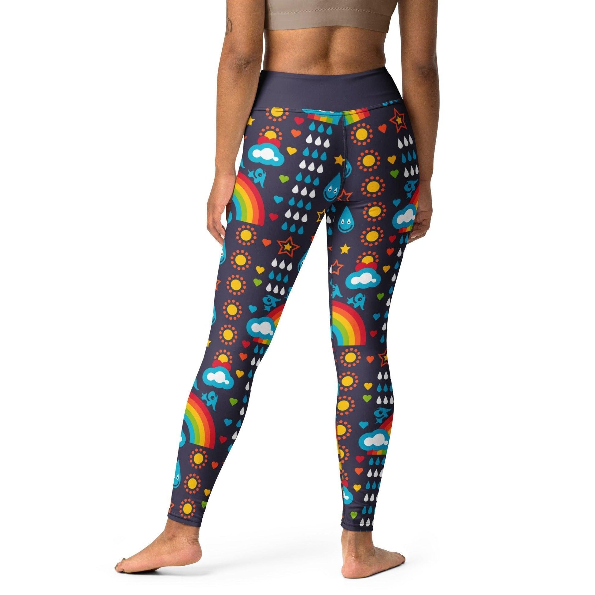RAINBOWPHANT blue -2- Yoga Leggings | SHALMIAK