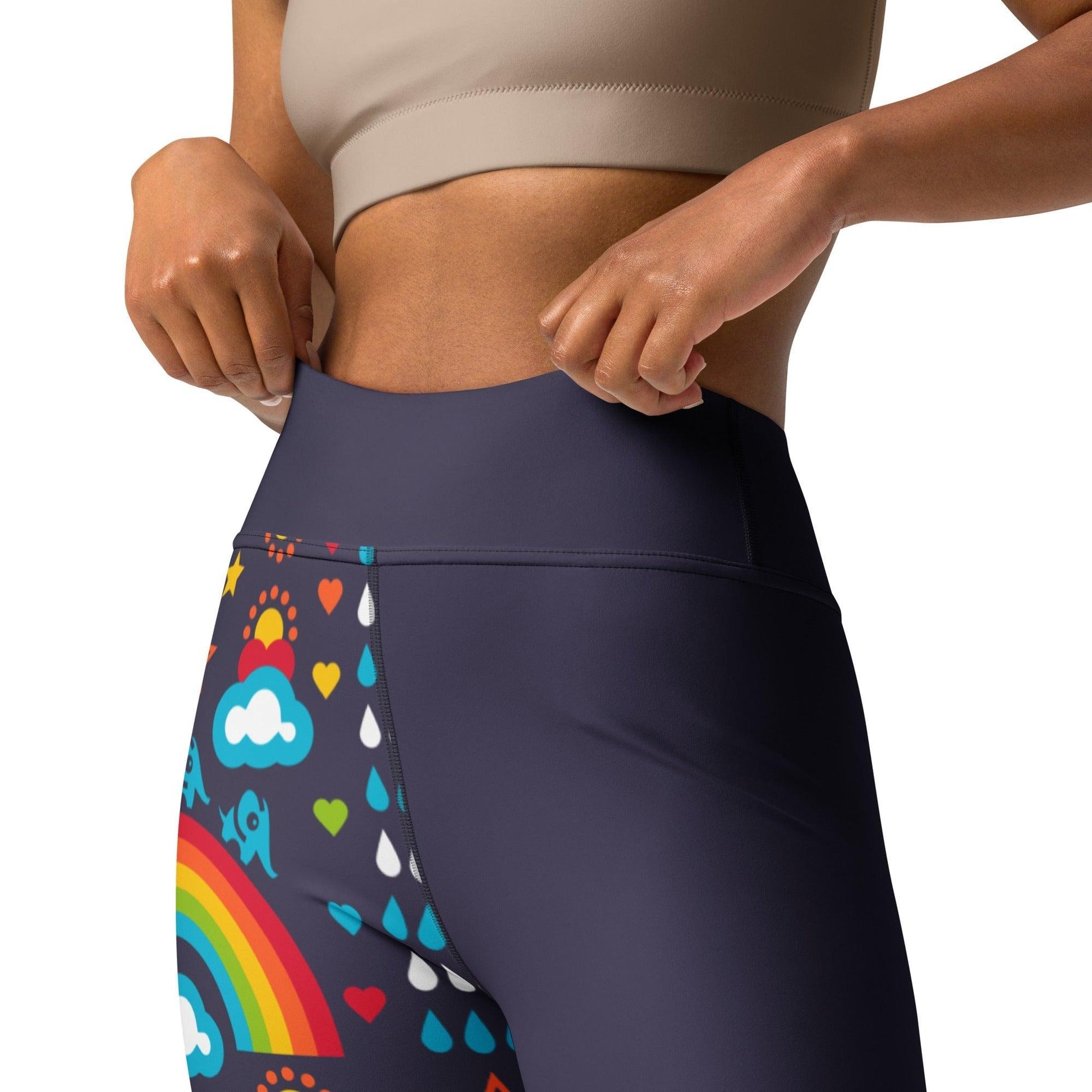 RAINBOWPHANT blue - Yoga Leggings | SHALMIAK