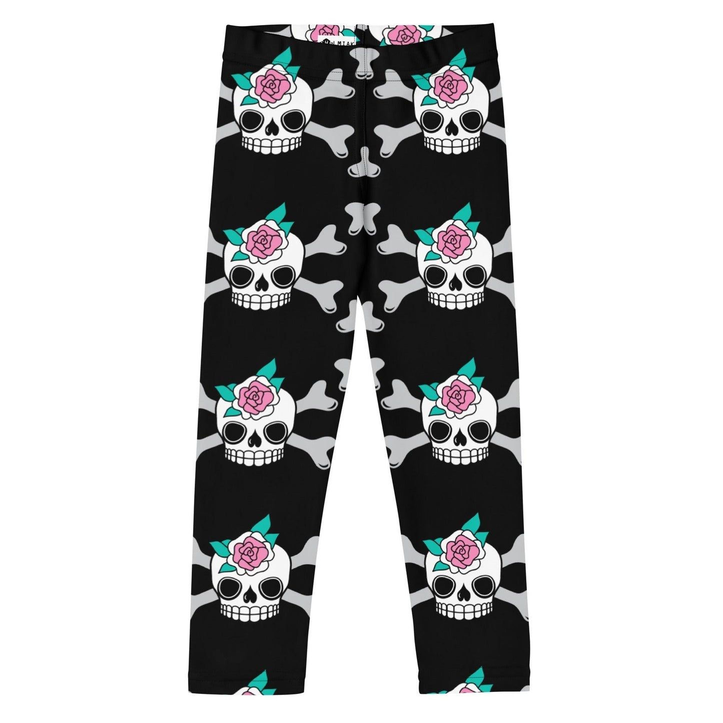 SKULLROSE black -2- Kids' Leggings | SHALMIAK