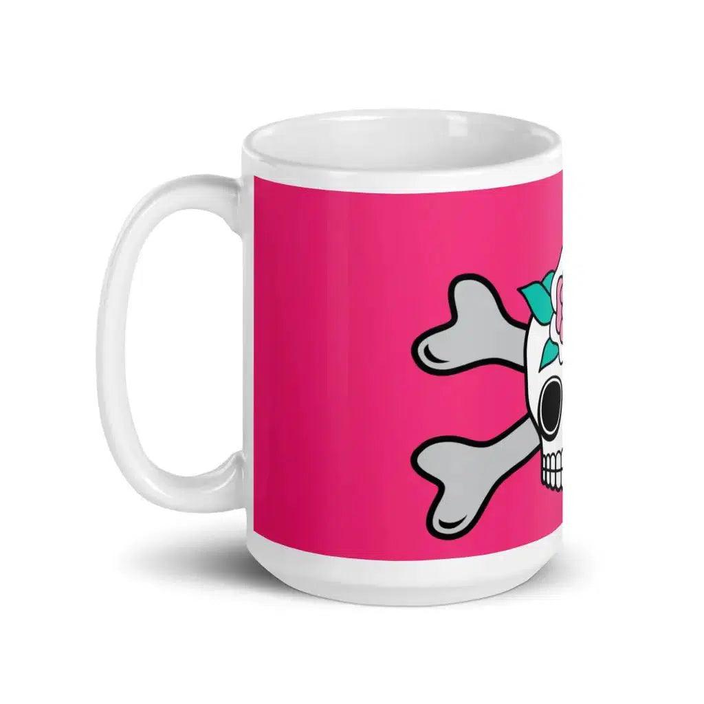 SKULLROSE pink - Mug | SHALMIAK