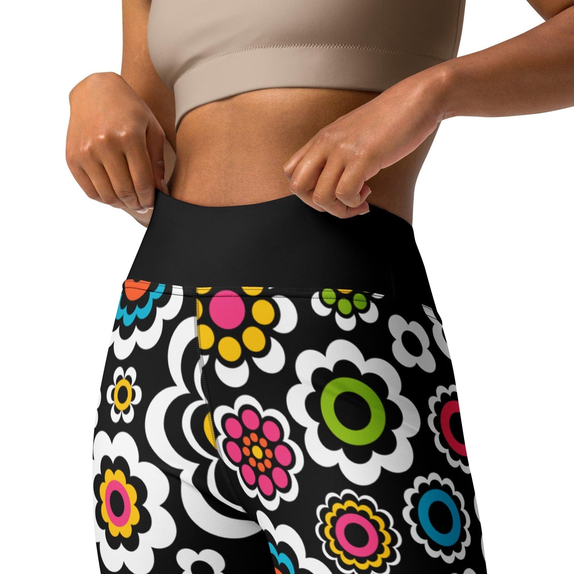 SUGAR BLOOM -2- Yoga Leggings | SHALMIAK