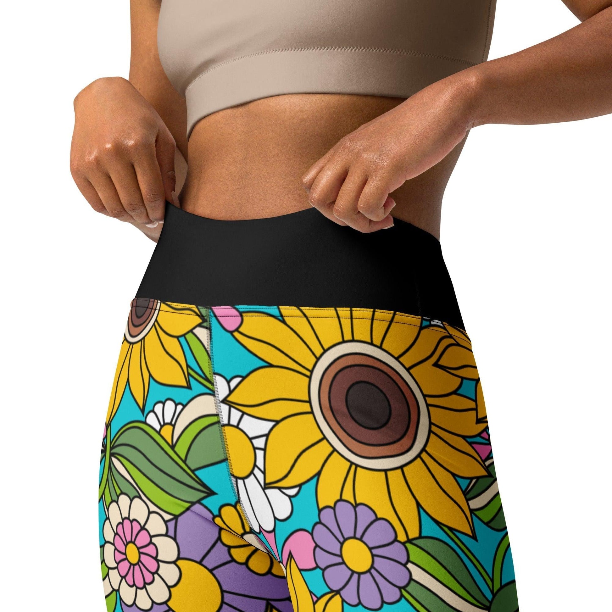 SUNDANCE turquoise -2- Yoga Leggings | SHALMIAK