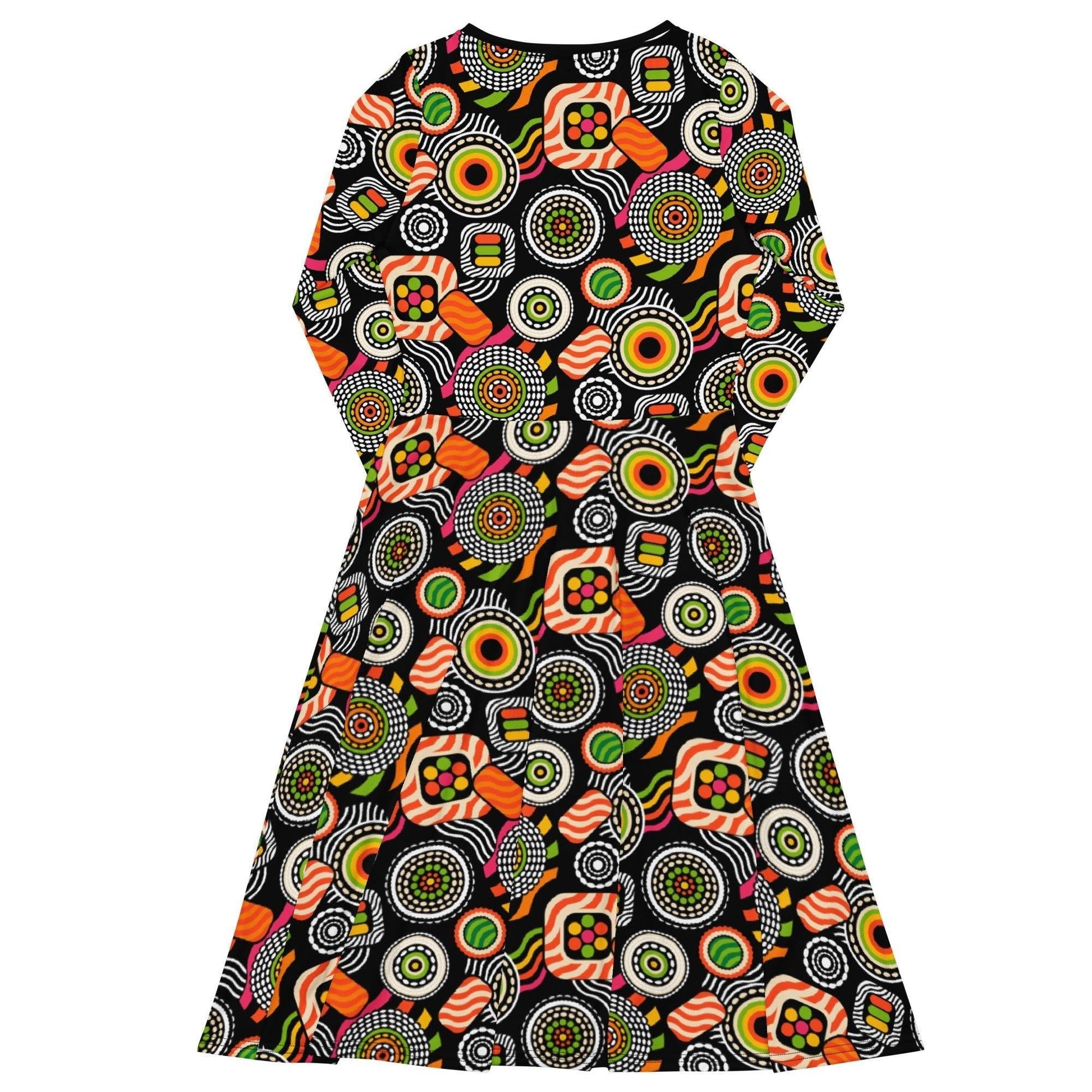 SUSHIPOPS - Midi Dress With Pockets | SHALMIAK