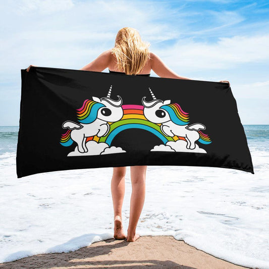 UNIQUE black - Towel | SHALMIAK