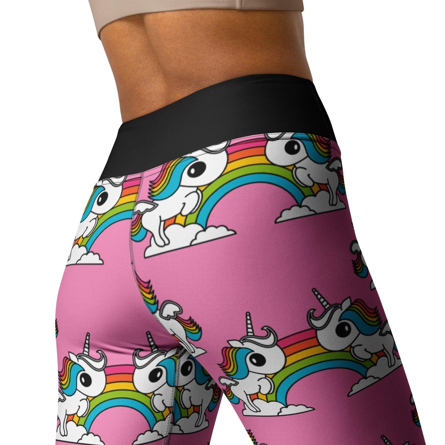 UNIQUE pink -2- Yoga Leggings | SHALMIAK