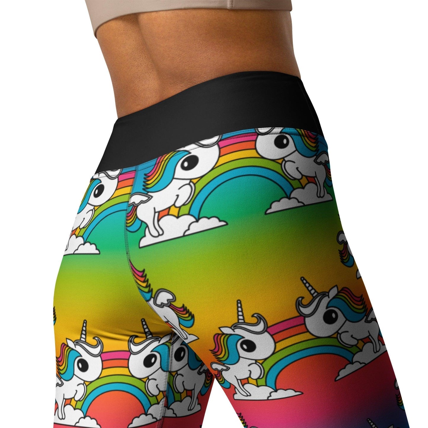 UNIQUE rainbow -2- Yoga Leggings | SHALMIAK