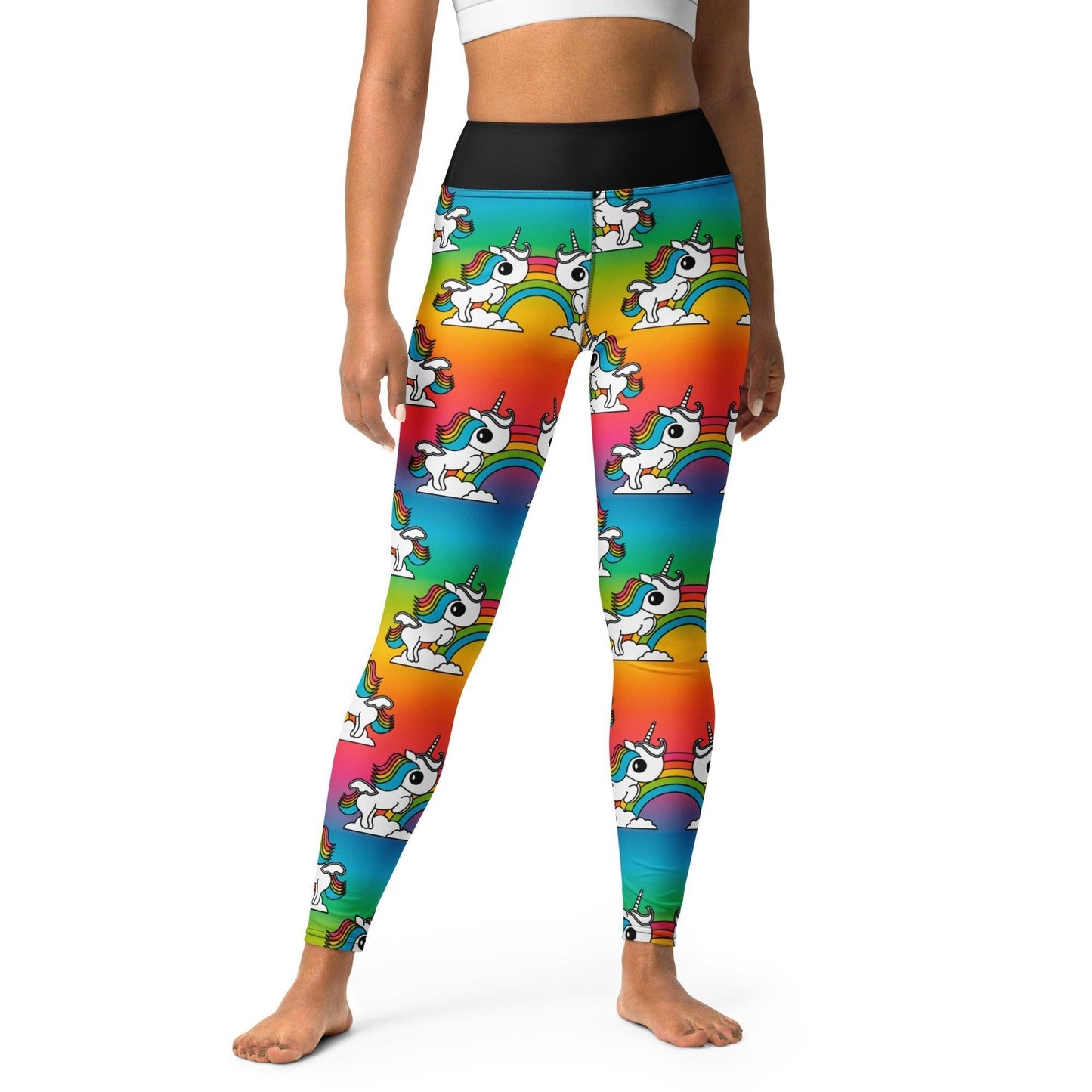 UNIQUE rainbow -2- Yoga Leggings | SHALMIAK